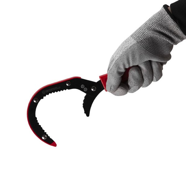 Знімач масляного фільтра "серп", Ø 70-95 мм INTERTOOL HT-7205