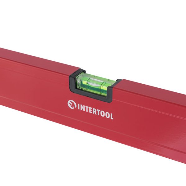 Рівень будівельний, 1000 мм, 3 капсули, перетин 22×59 мм INTERTOOL MT-1134