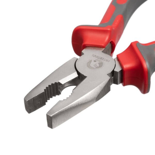 Плоскогубці, 160 мм, С55 INTERTOOL HT-0104