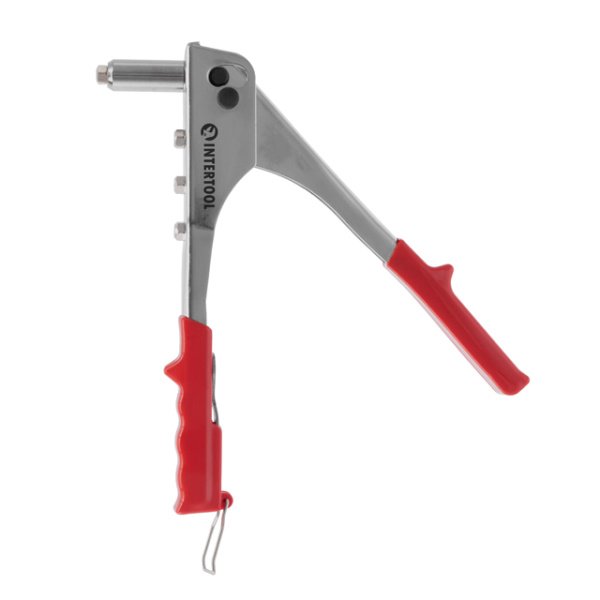 Пістолет заклепувальній посилений, 250 мм, діаметр застосовуваної заклепки: 2,4, 3,2, 4,0, 4,8 мм INTERTOOL RT-0004