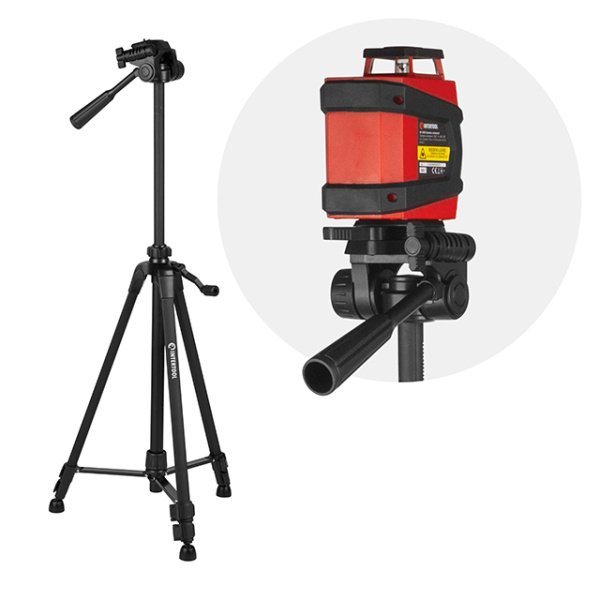 Штатив 1.5 м для лазерного рівня, 1/4" INTERTOOL MT-3059