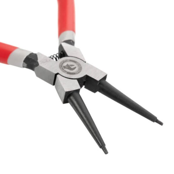 Щипці для зняття та установки стопорных кілець 150мм, прямі на стиск INTERTOOL HT-7005