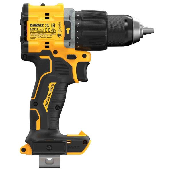 Дриль-шуруповерт акумуляторний безщітковий ударний DeWALT DCD799N
