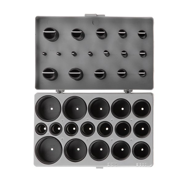 Комплект гумових ущільнювальних кілець, 407 од. INTERTOOL AT-5407