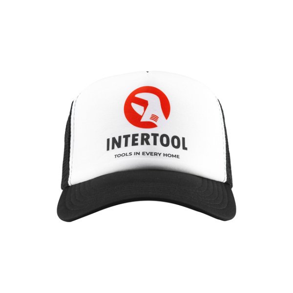 Бейсболка "INTERTOOL" (чорно/біла) INTERTOOL PR-0101