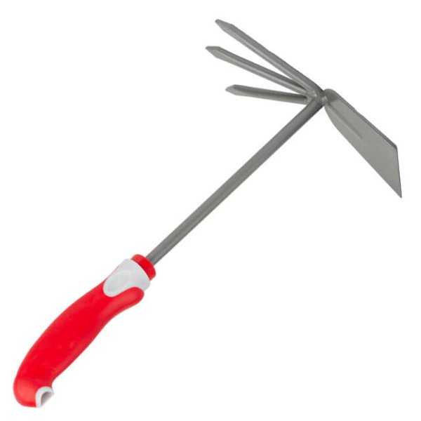 Сапа з мотикою садова, 335×195 мм, комбінована рукоятка INTERTOOL FT-0033