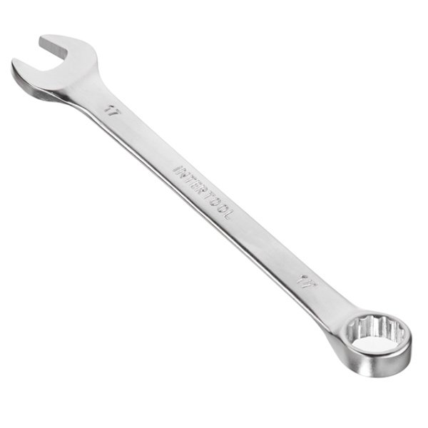 Набір ключів комбінованих, 6 шт., 8-17 мм, Cr-V INTERTOOL HT-1201