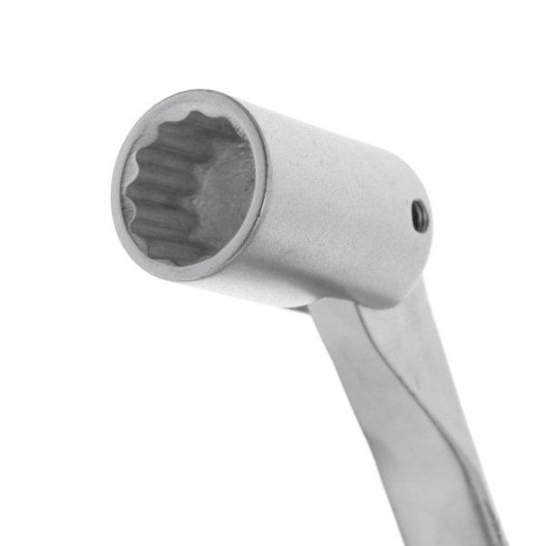 Ключ рожково-накидний, шарнірний, 16 мм,, Cr-V, покриття: сатин-хром INTERTOOL XT-1416