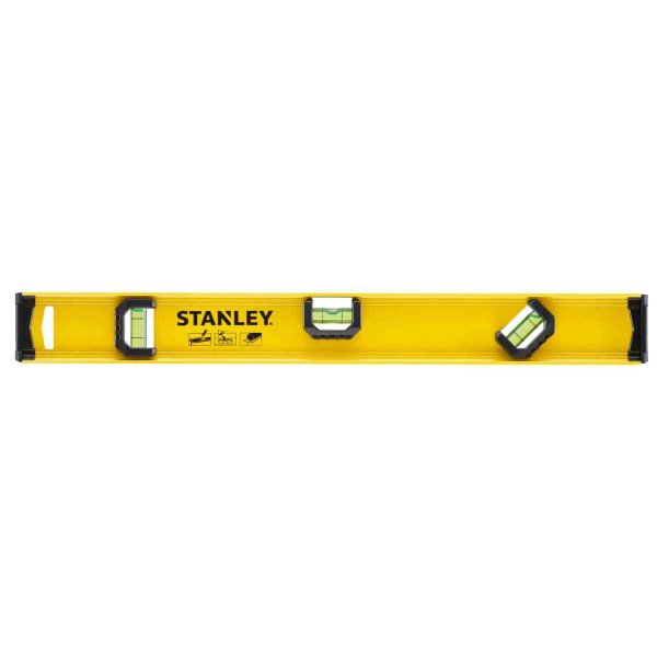 Рівень BASIC I-BEAM з алюмінію довжиною 450 мм з трьома капсулами STANLEY 0-42-073
