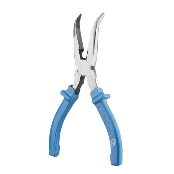 Довгогубці вигнуті, 180 мм INTERTOOL HT-0125