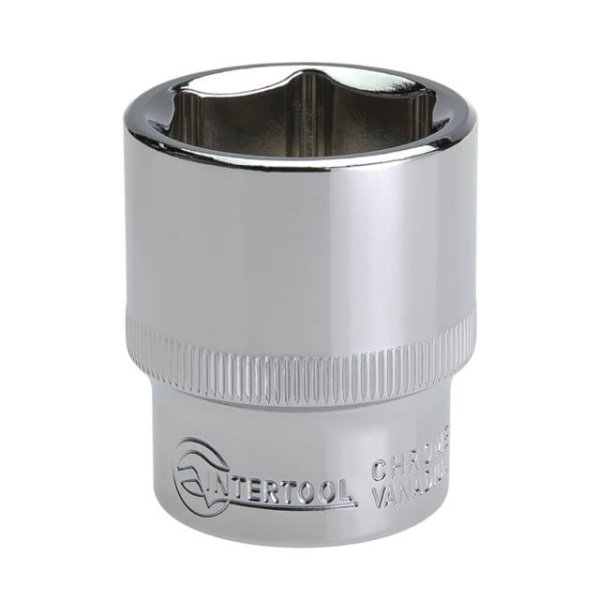 Головка шестигранна 1/2 ", 26мм, Cr-V INTERTOOL ET-0026