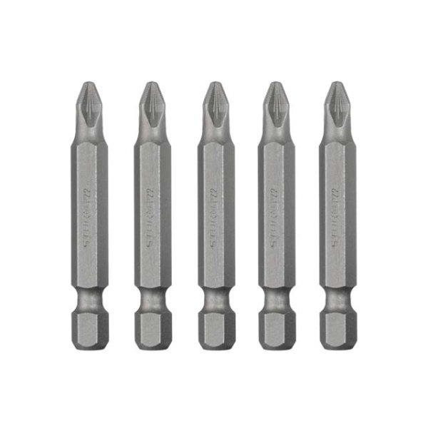 Комплект викруткових насадок, PZ2, 1/4"×50 мм, ACR, S2, 5 од., STORM INTERTOOL VT-0204