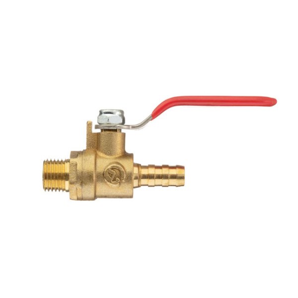 Кран кульовий повітряний, латунь, зовнішня різьба 1/4" на шланг 8 мм, STORM INTERTOOL PT-1888