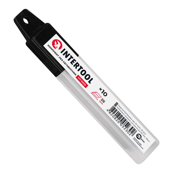 Комплект лез сегментних 25 мм, 10 шт INTERTOOL HT-0523