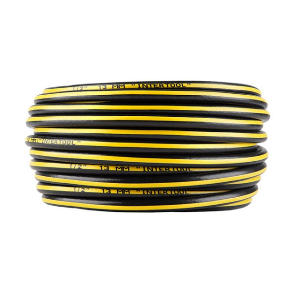 Шланг для води чотиришаровий, 1/2", 30 м, армований, PVC INTERTOOL GE-4105