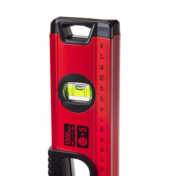 Рівень будівельний, 1000 мм, 5 капсул INTERTOOL MT-1010
