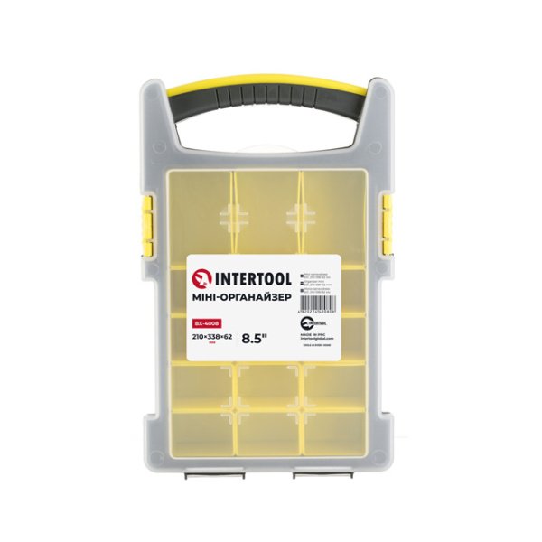 Міні-органайзер 8.5" 210x338x62 мм INTERTOOL BX-4008