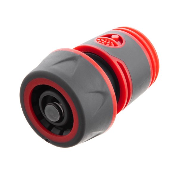 Конектор з аквостопом 1/2" для шланга 3/4" INTERTOOL GE-1120