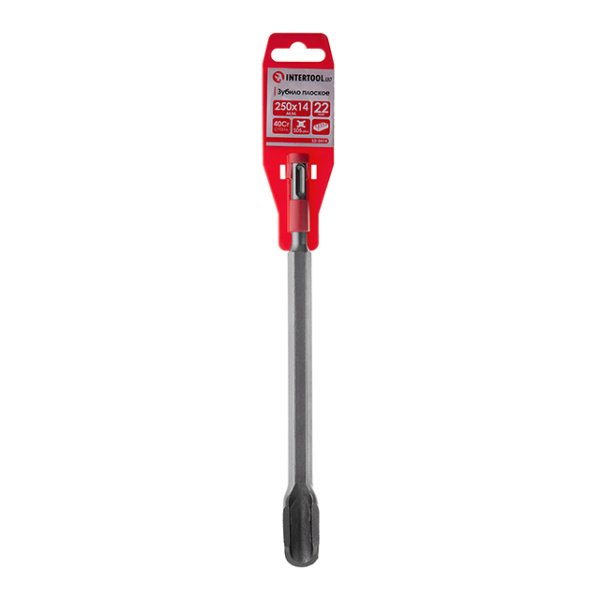 Зубило канавкове, SDS-Plus, 22 мм, 250×14 мм INTERTOOL SD-0414