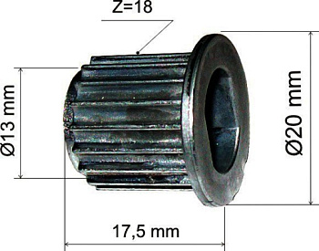 Шків Bosch PBS 75 A