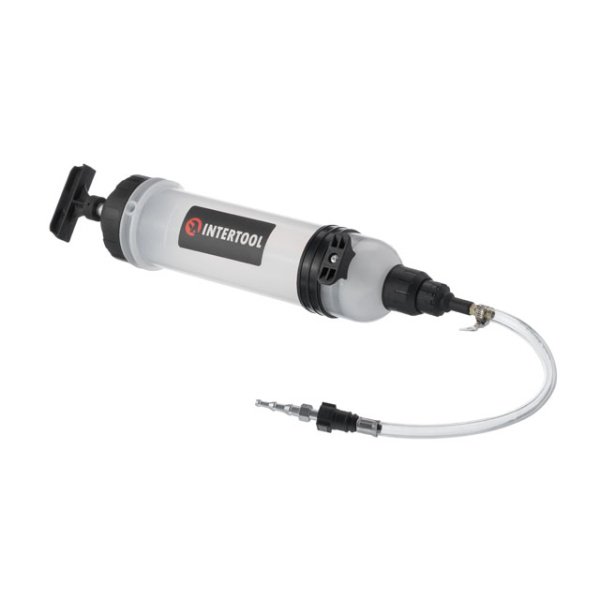 Шприц для технічних рідин 1.5 л, з комплектом насадок INTERTOOL AT-3073