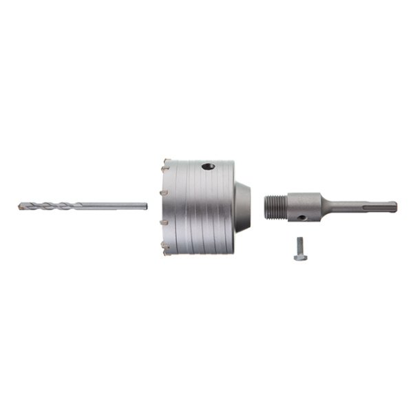 Свердло корончате по бетону 80 мм, перехідник SDS-Plus 100 мм INTERTOOL SD-7080