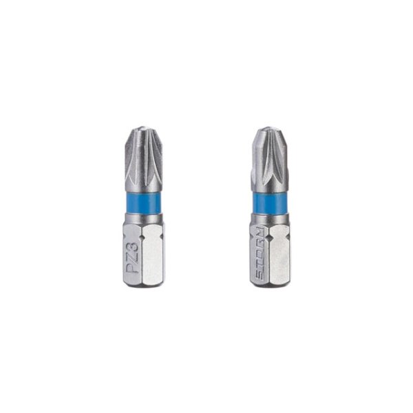 Комплект викруткових насадок PZ3 1/4" * 25 мм, S2, уп. 2 од., STORM INTERTOOL VT-0222