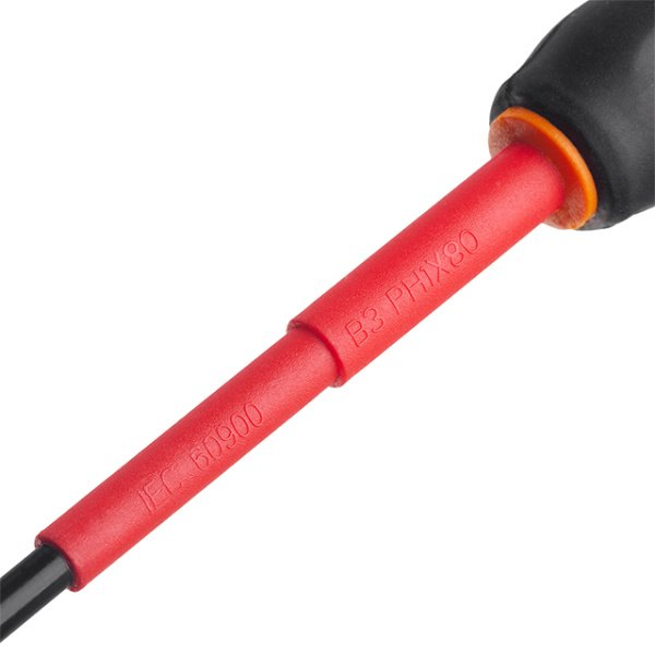 Викрутка хрестова ізольована PH1, 80 мм, 1000 В INTERTOOL VT-3211