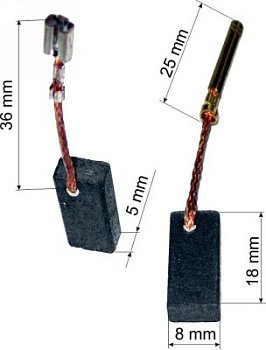 Щітки вугільні Bosch PWS9-125 CE