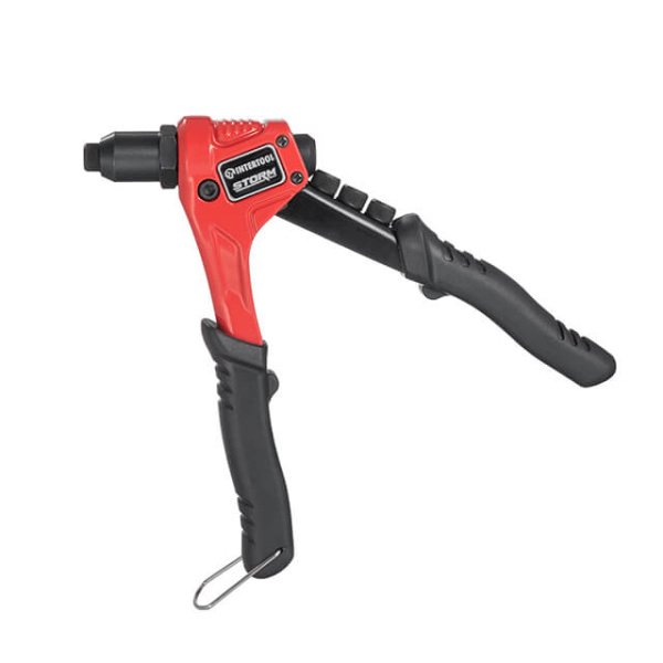 Пістолет заклепувальний ручний, 200 мм, діаметр застосовуваної заклепки: 2,4, 3,2, 4,0, 4,8 мм, STORM INTERTOOL RT-0015