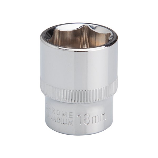 Головка шестигранна 3/8", 18×20 мм, Cr-V, STORM INTERTOOL ET-0418