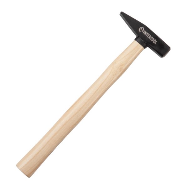 Молоток слюсарний 200 г, ручка ясен INTERTOOL HT-0251