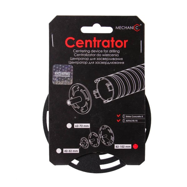 Центратор для засвердлювання CENTRATOR RS/RM-TX 82/102
