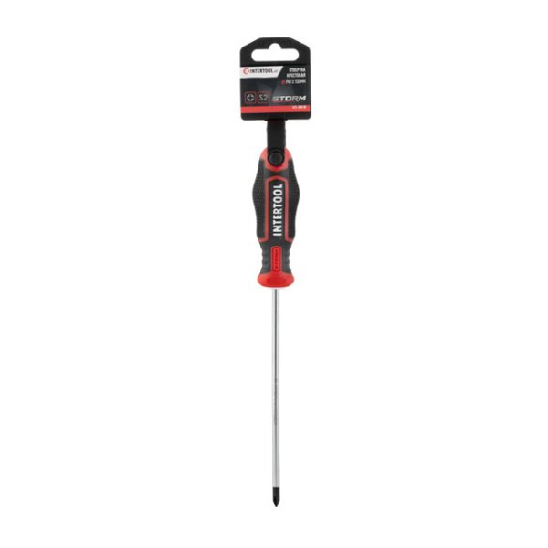 Викруткa хрестова, PH1×150 мм, S2, STORM INTERTOOL VT-3418