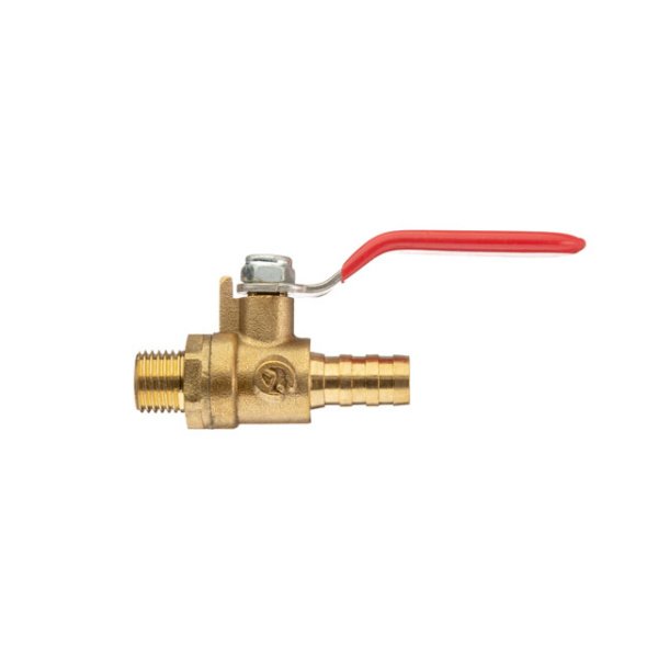 Кран шаровий повітряний, латунь, зовнішня різьба 1/4 "на шланг 10мм, STORM INTERTOOL PT-1890