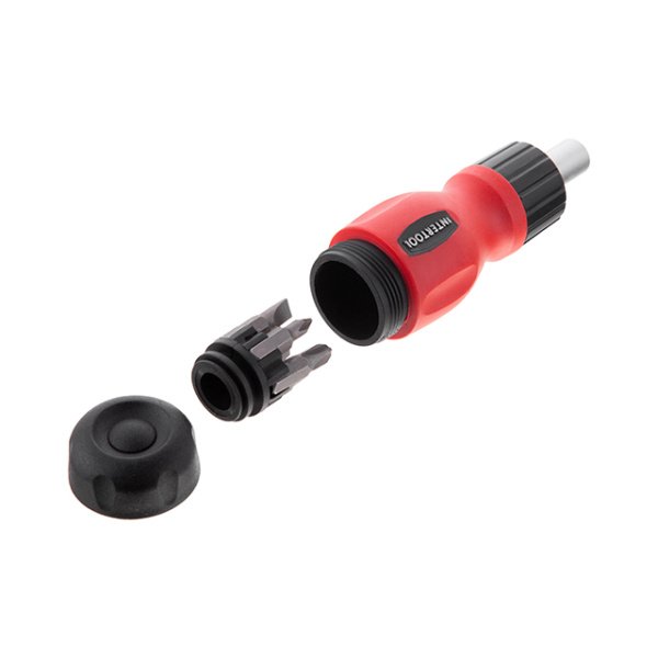 Викрутка реверсивна з комплектом насадок 6 од. INTERTOOL VT-1009