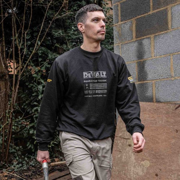 Світшот 100 YEAR LOGO SWEATSHIRT DeWALT DWC237-001-L