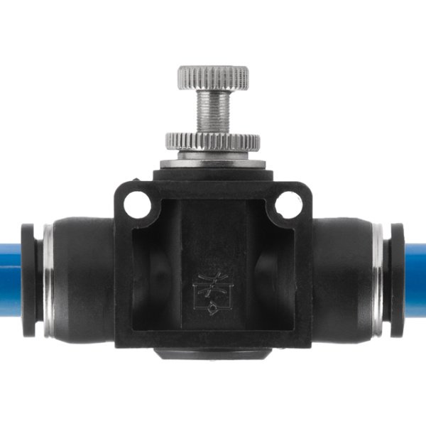 З'єднання цангове пряме з регулятором для поліуретанових та ін. шлангів 12×12 мм INTERTOOL PT-2399