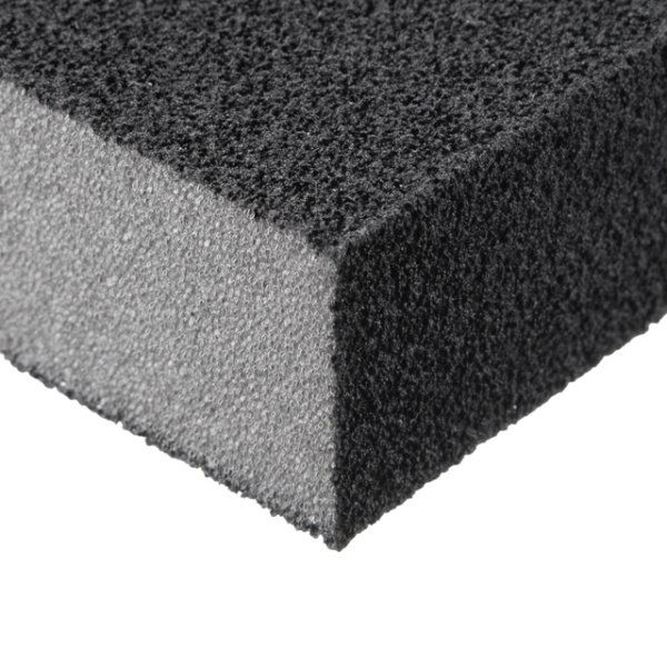 Губка для шліфування, 100×70×25 мм, оксид алюмінію, К180 INTERTOOL HT-0918