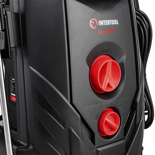 Мийка високого тиску 2,5 кВт, 7-7,8 л/хв, 130-195 бар, шланг 10 м, STORM INTERTOOL WT-1509
