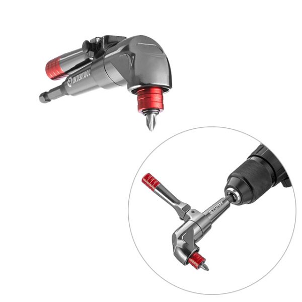Насадка кутова для дриля і шурупокрута, 57 Нм, STORM INTERTOOL VT-0116