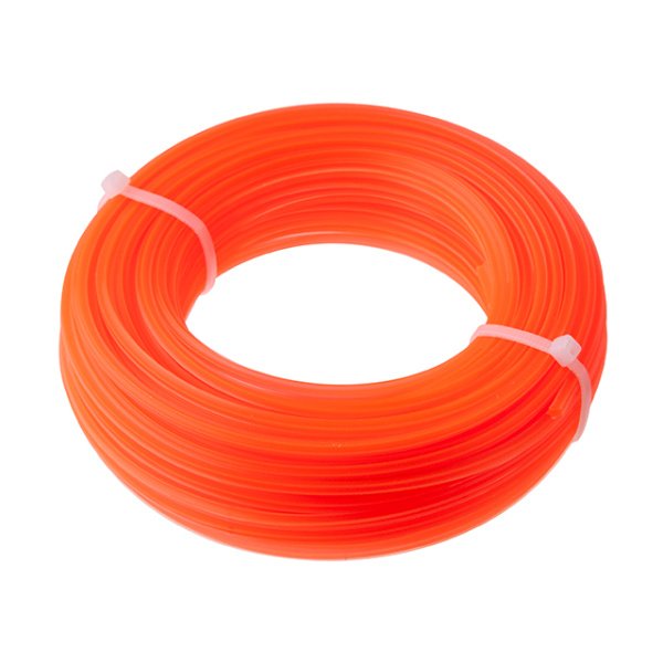 Лiска для тримера "зірка", 3.0 мм x 15 м INTERTOOL DT-2310