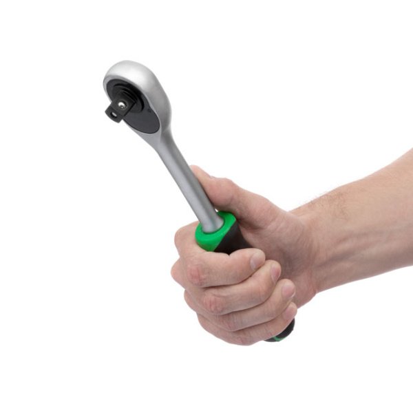 Набір інструментів, 1/2" + 1/4", 82 од., головки: 4-32 мм, біти 33 од., ключі: 8-19 мм, кейс INTERTOOL ET-6082SP