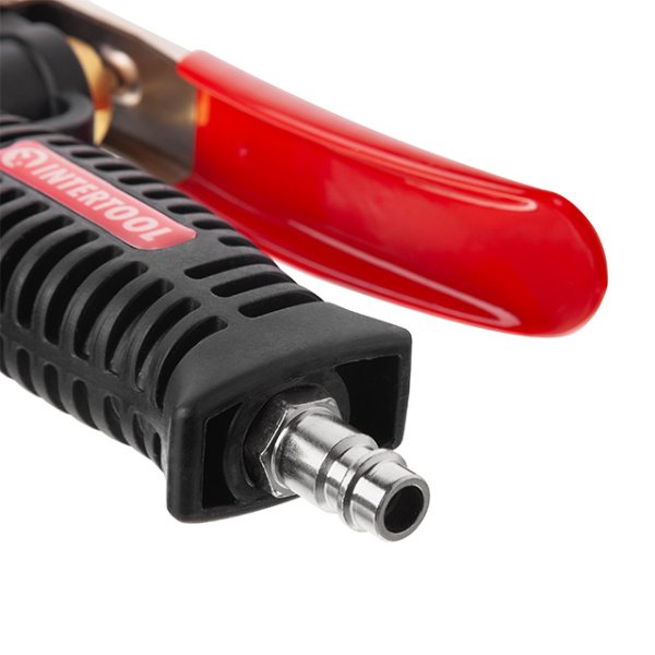 Пістолет для підкачування коліс з манометром пневматичний професiйний INTERTOOL PT-0510