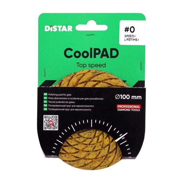 Круги алмазні полірувальні Distar Круг 100x3x15 CoolPAD 0