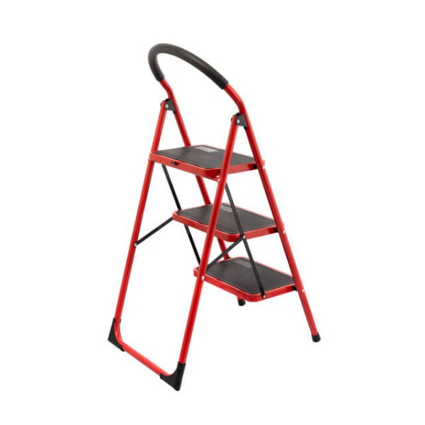 Драбина 3 сходинки 380*260мм висота 1131мм, до верхньої сходинки 729мм INTERTOOL LT-0037