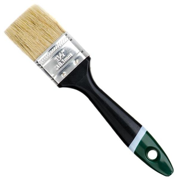 Пензель флейцева 38 * 10,5 * 38 мм, пластикова ручка INTERTOOL KT-1336