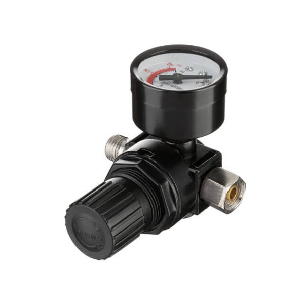 Регулятор тиску 1/4", до 10 атм, до 400 л/хв, для фарбувального пістолета INTERTOOL PT-1422