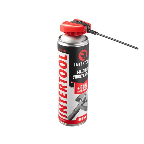 Мастило універсальне, аерозоль, 500 мл INTERTOOL FS-4000