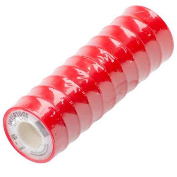 Стрічка тефлонова, фум (политетрафторетиленова) 15 м * 0.1 мм * 12 мм, 0.2 г/см³ INTERTOOL IT-0001